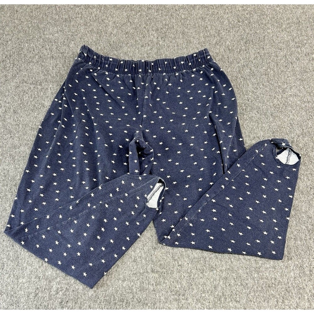Vintage Stirrup Pants Medium Navy Blue White Stars - Picture 3 of 8